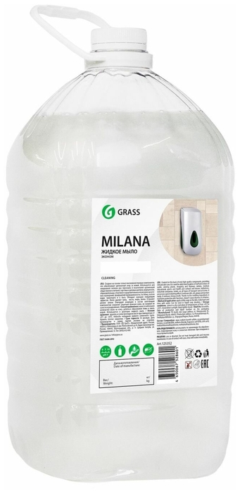 Grass Жидкое мыло Milana эконом, 5 кг.