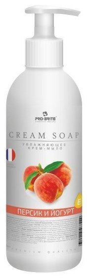 Pro-Brite Cream Soap Жидкое крем-мыло Персик и йогурт 500мл.