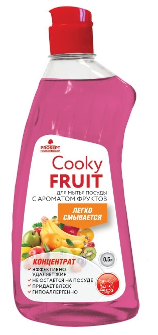 Prosept Cooky Fruit Гель для мытья посуды с ароматом фруктов, 500 мл