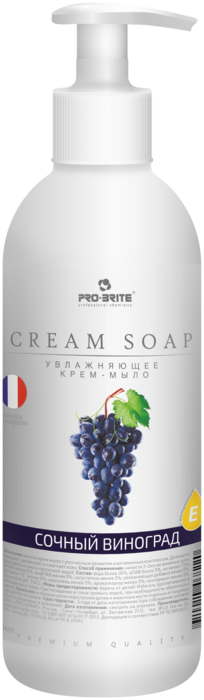 Pro-Brite Cream Soap Жидкое крем-мыло Сочный виноград 500мл.
